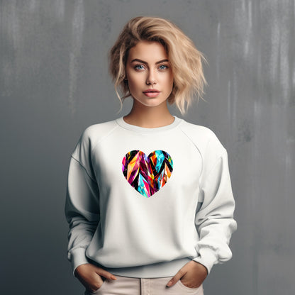 Džemperis „Shard Hearth“ iš Designed By Me su spalvingu širdies formos raštu, simbolizuojantis jausmingumą ir rafinuotą stilių. Idealus pasirinkimas moterims, norinčioms išsiskirti ir jausti šilumą bei jaukumą. Atraskite daugiau iš Designedbyme.lt: dovanos internetu, dovanu idejos moterims, marskineliai su spauda, Moteriški džemperiai, Visi produktai, Moteriški džemperiai