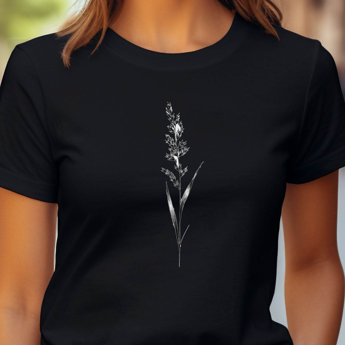 Moteriški marškinėliai “Smilga Juoda"